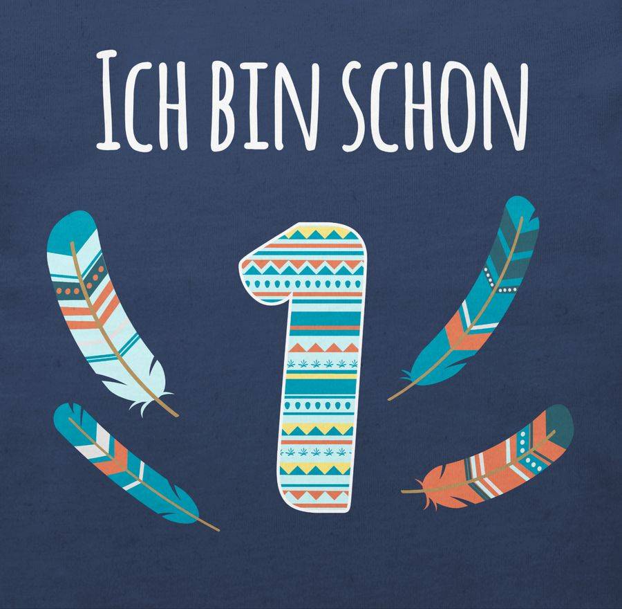 Shirtracer Ich Bin Schon Eins Indianer: Tshirt Turnbeutel Shirtracer