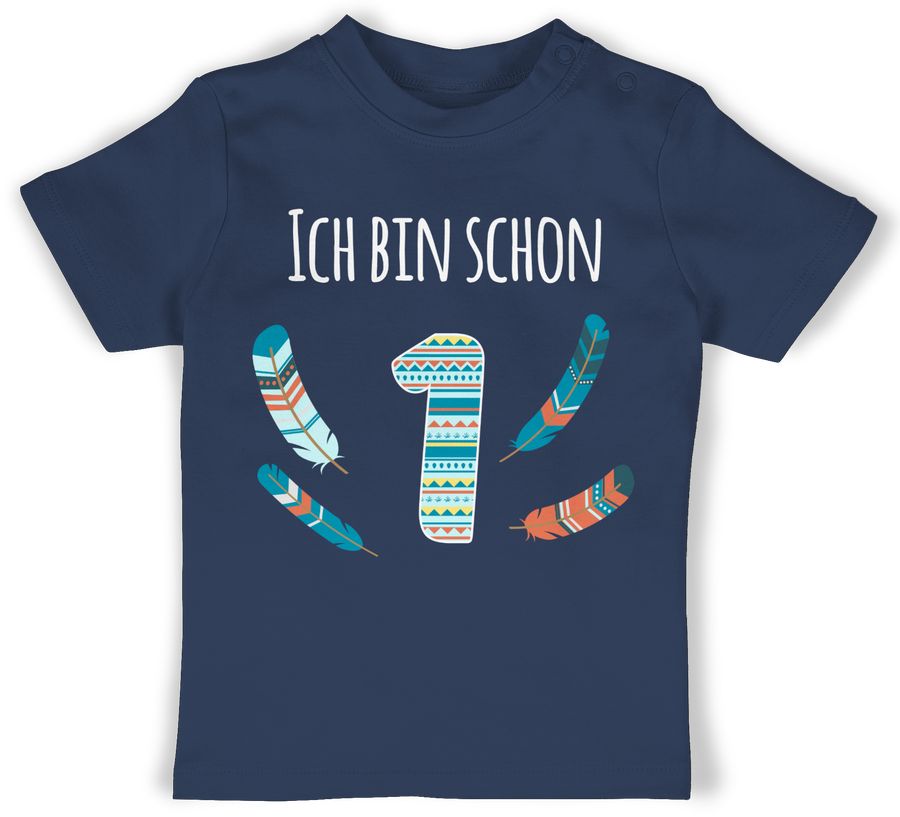 Shirtracer Ich bin schon eins Indianer: Tshirt Turnbeutel Shirtracer