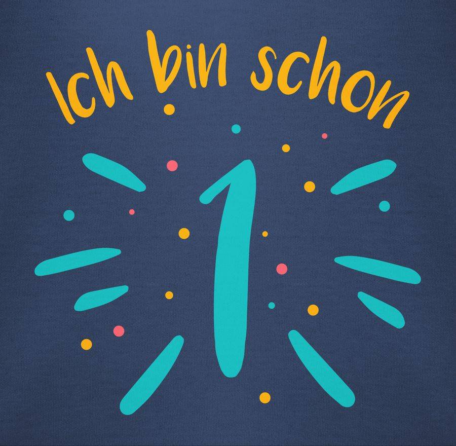 Shirtracer Ich Bin Schon Eins Konfetti Bunt Shirts & Mehr Shirtracer