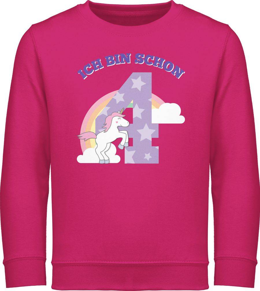 Shirtracer Ich bin schon vier Einhorn Shirts & Mehr Shirtracer