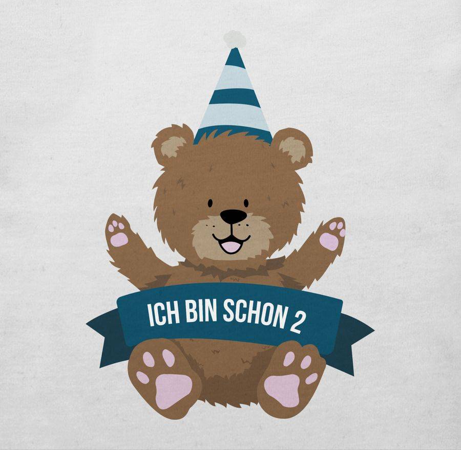 Shirtracer Ich Bin Schon Zwei Bär Shirts & Mehr Shirtracer