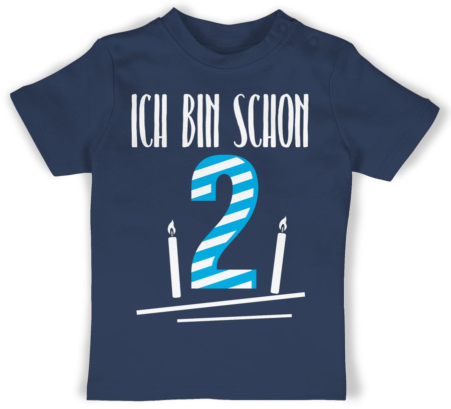 Shirtracer Ich bin schon zwei blau: T-Shirt Gym Bag Shirtracer