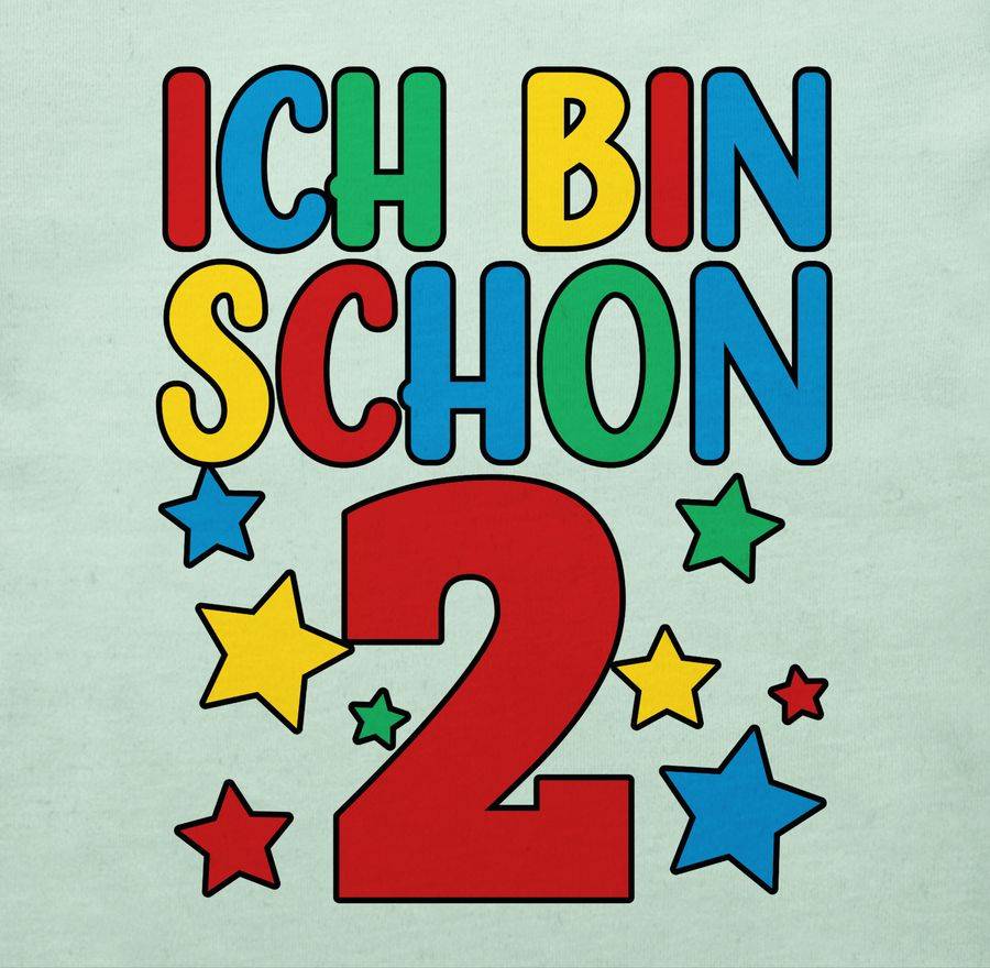 Shirtracer Ich Bin Schon Zwei Bunt Shirts & Mehr Shirtracer