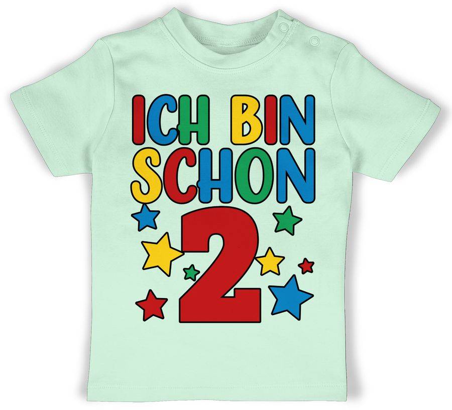 Shirtracer Ich bin schon zwei bunt Shirts & Mehr Shirtracer