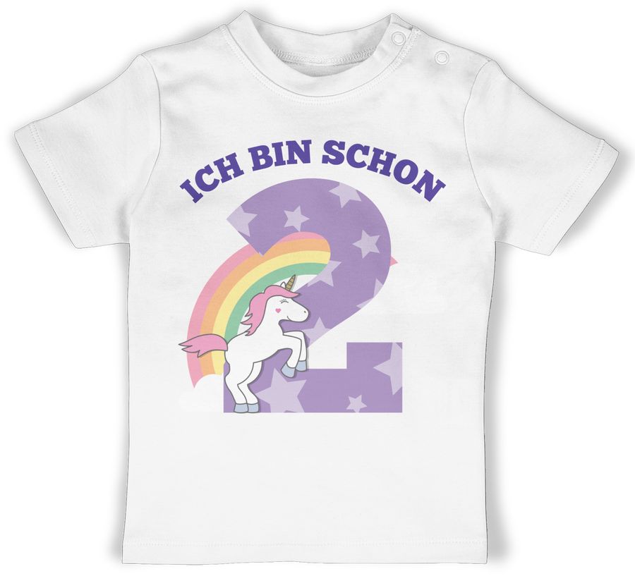 Shirtracer Ich bin schon zwei Einhorn Shirts & Mehr Shirtracer