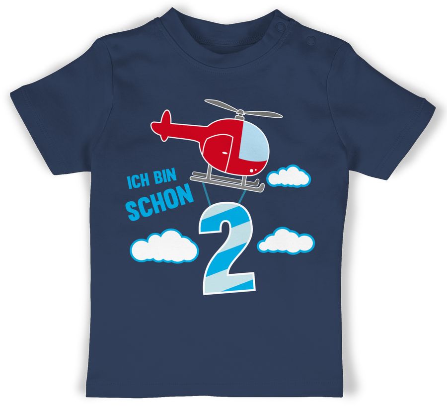 Shirtracer Ich Bin Schon Zwei Hubschrauber: Tshirt Rucksack Shirtracer