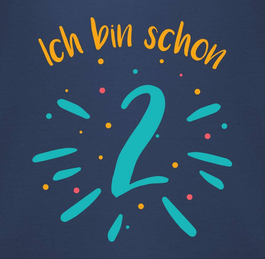 Shirtracer Ich Bin Schon Zwei Konfetti Bunt Shirts & Mehr Shirtracer