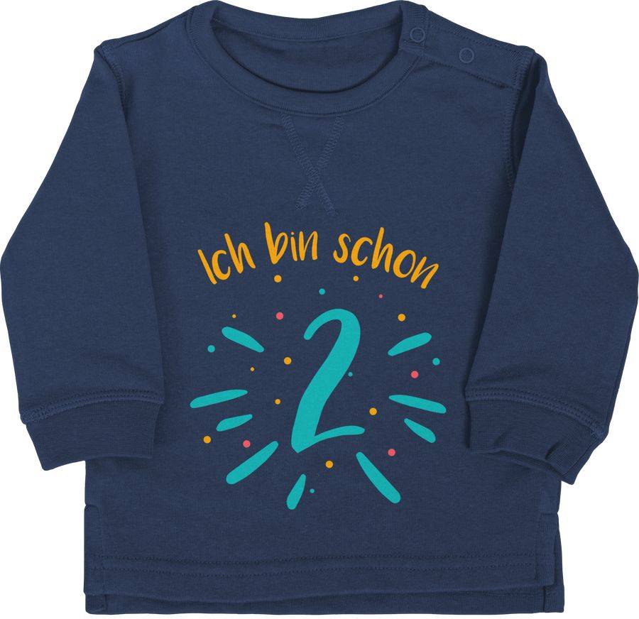 Shirtracer Ich bin schon zwei Konfetti bunt Shirts & Mehr Shirtracer
