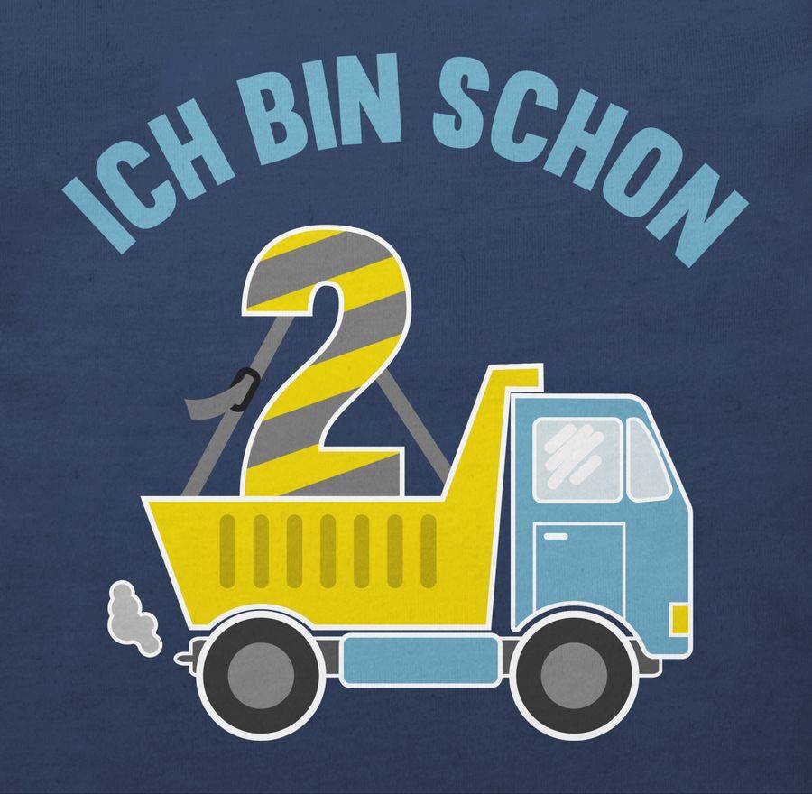 Shirtracer Ich Bin Schon Zwei LKW: Tshirt Gym Bag Shirtracer