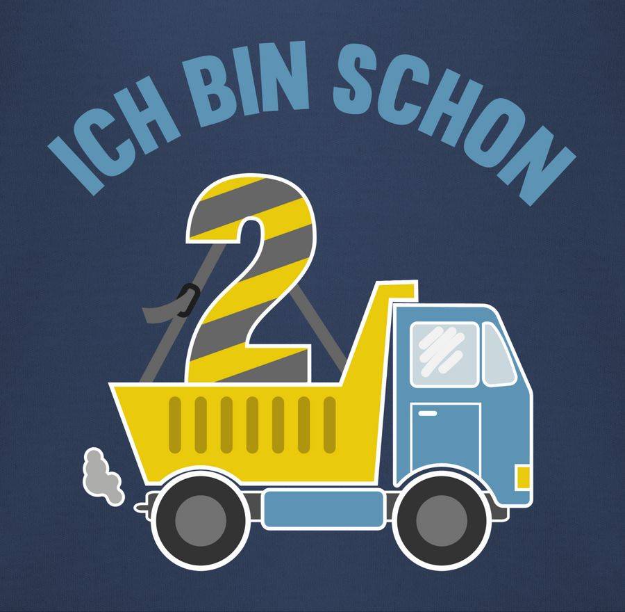 Shirtracer Ich Bin Schon Zwei LKW: Tshirt Gym Bag Shirtracer