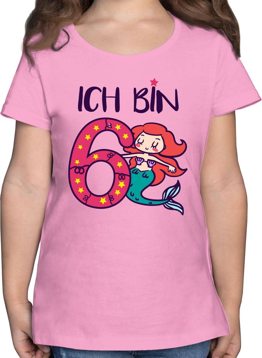 Shirtracer Ich bin sechs Meerjungfrau Shirts & Mehr Shirtracer