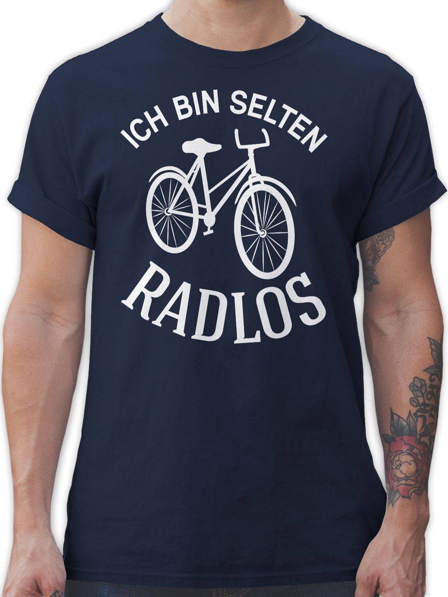 Shirtracer Ich bin selten Radlos Shirts & Mehr Shirtracer