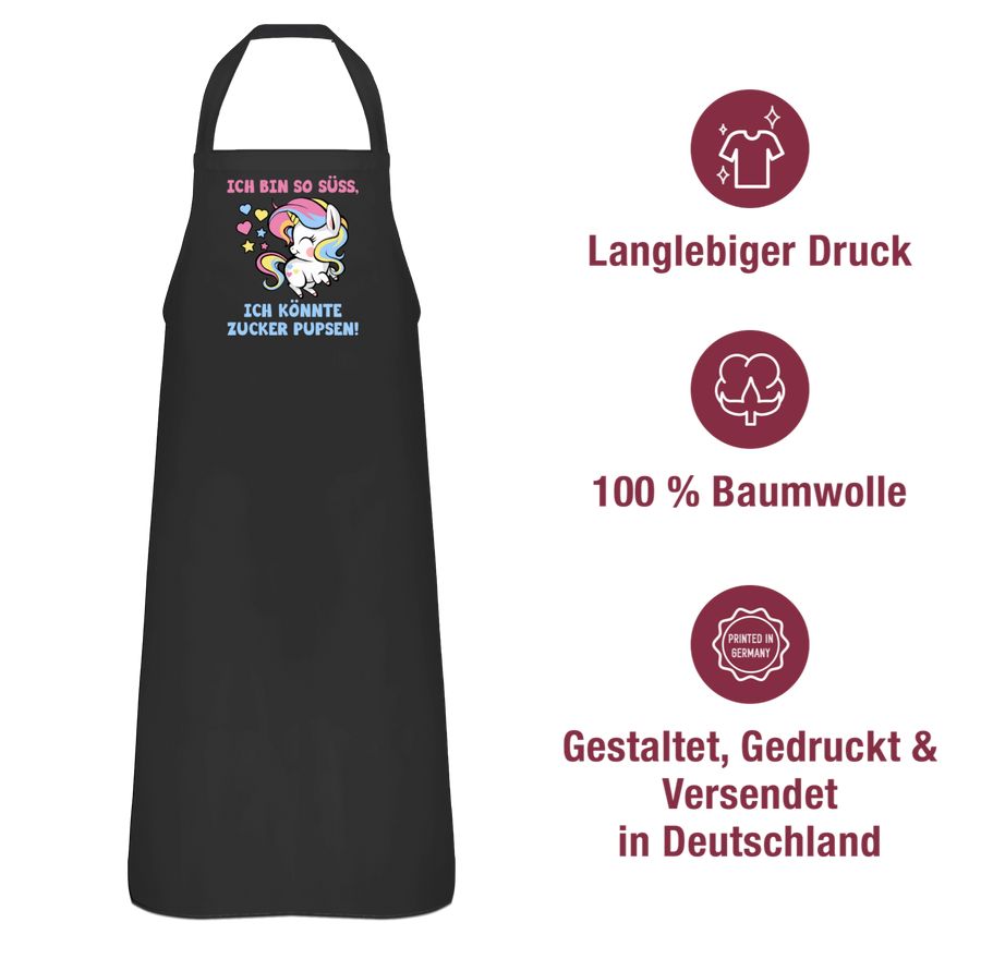 Shirtracer Ich Bin So Süß, Ich Könnte Zucker Pupsen - Bunt Shirts & Mehr Shirtracer