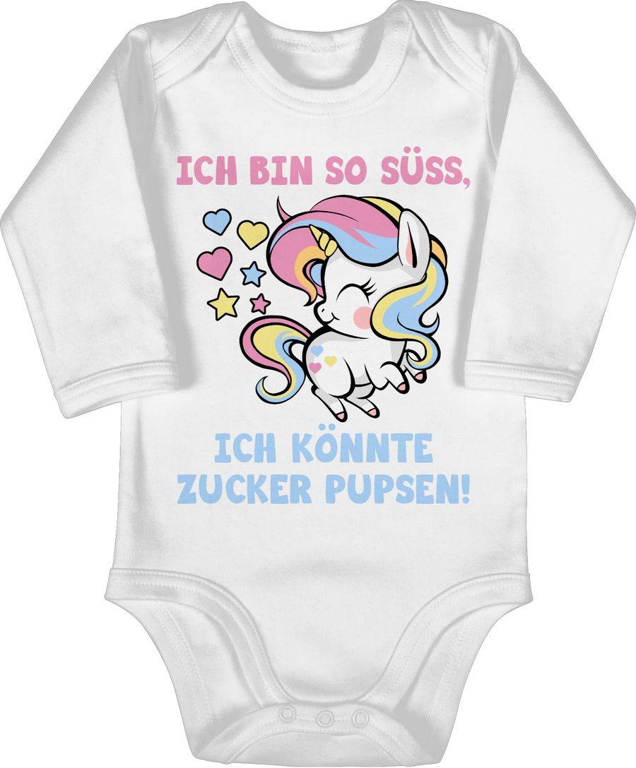 Shirtracer Ich bin so süß, ich könnte Zucker pupsen - bunt Shirts & Mehr Shirtracer