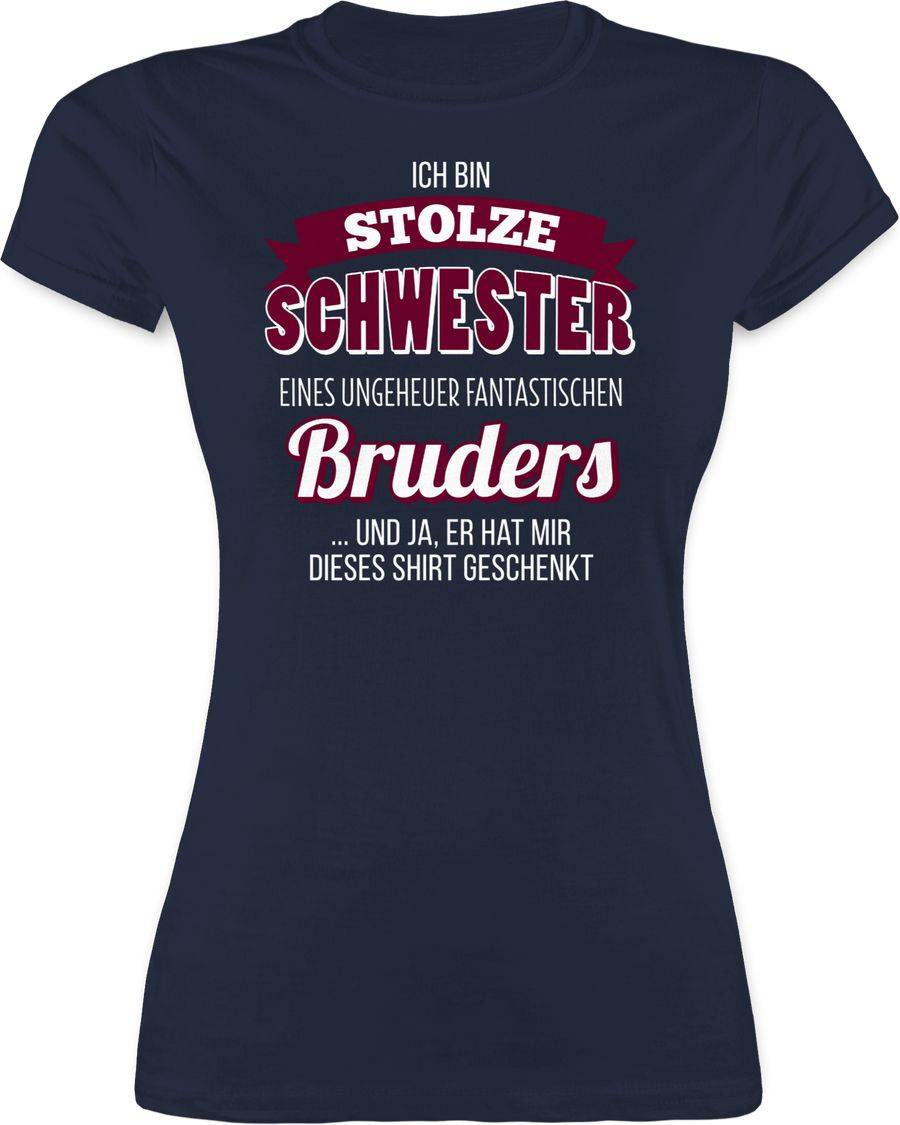 Shirtracer Ich Bin Stolze Schwester Shirts & Mehr Shirtracer