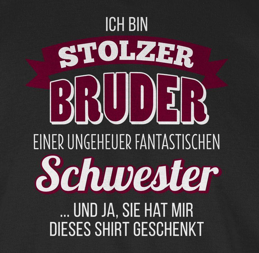 Shirtracer Ich Bin Stolzer Bruder: Tshirt Gym Bag Shirtracer