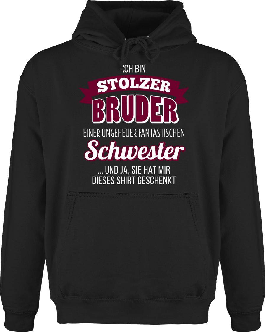Shirtracer Ich bin stolzer Bruder: Tshirt Gym Bag Shirtracer