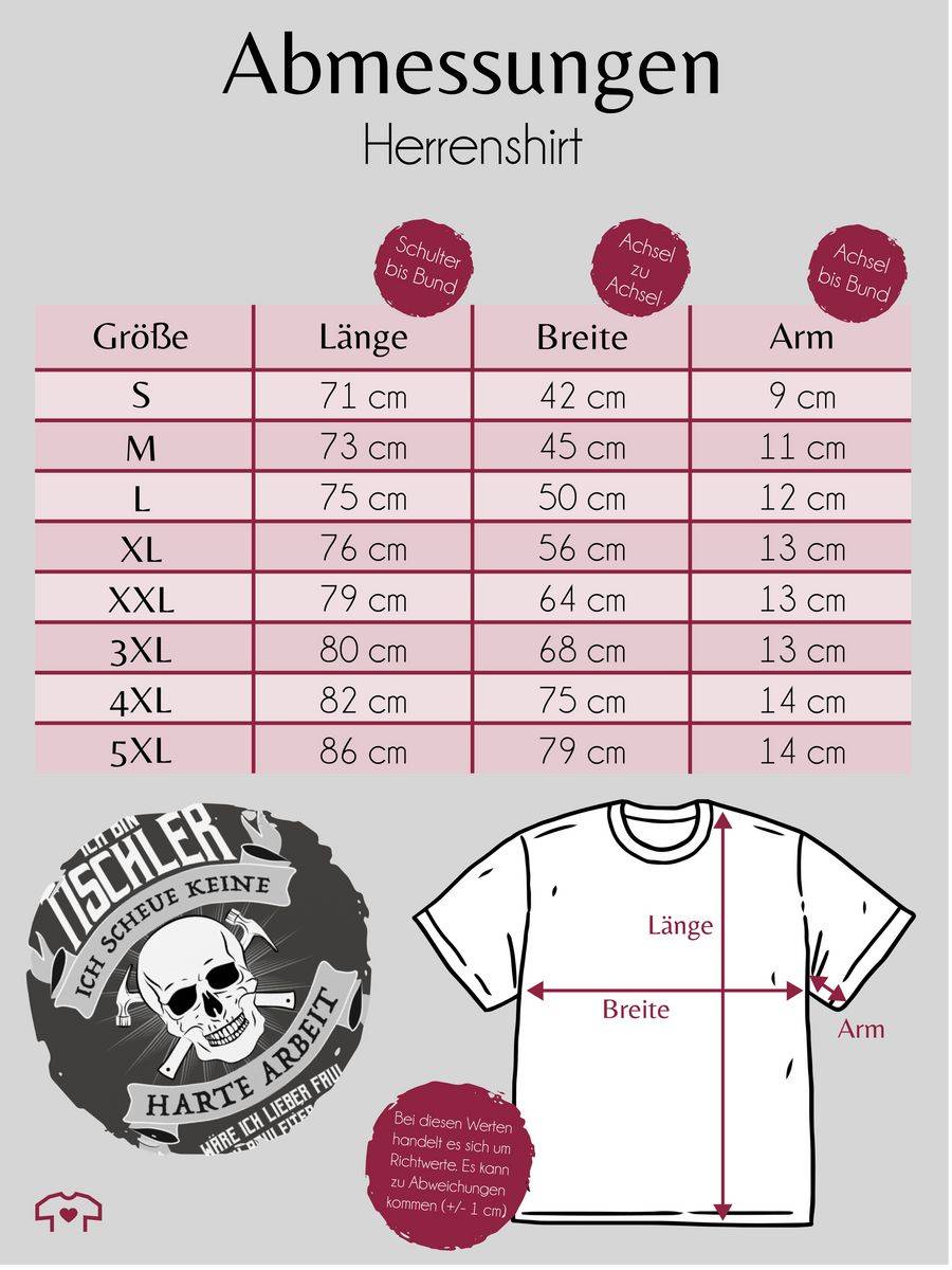 Shirtracer Ich Bin Tischler: Tshirt Rucksack Shirtracer