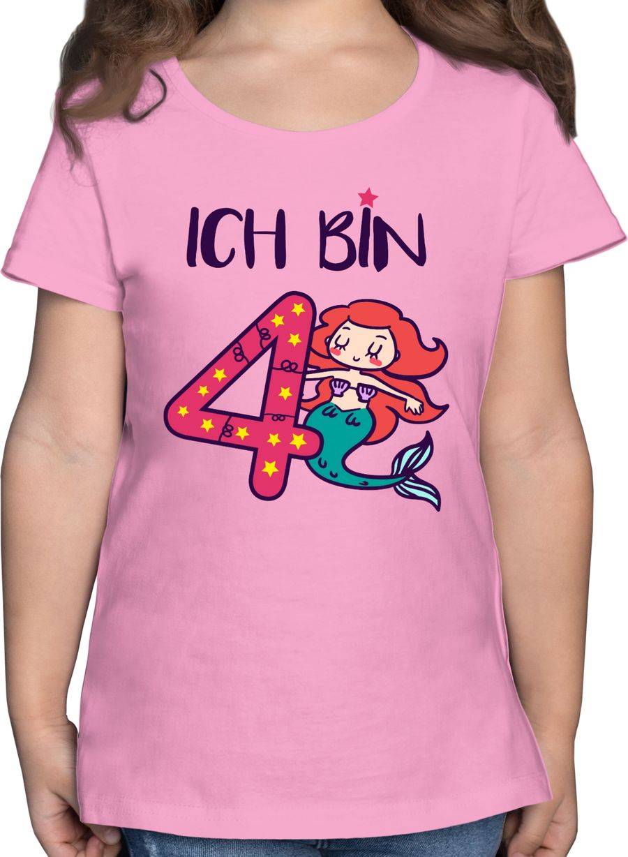 Shirtracer Ich bin vier Meerjungfrau: Tshirt Gym Bag Shirtracer