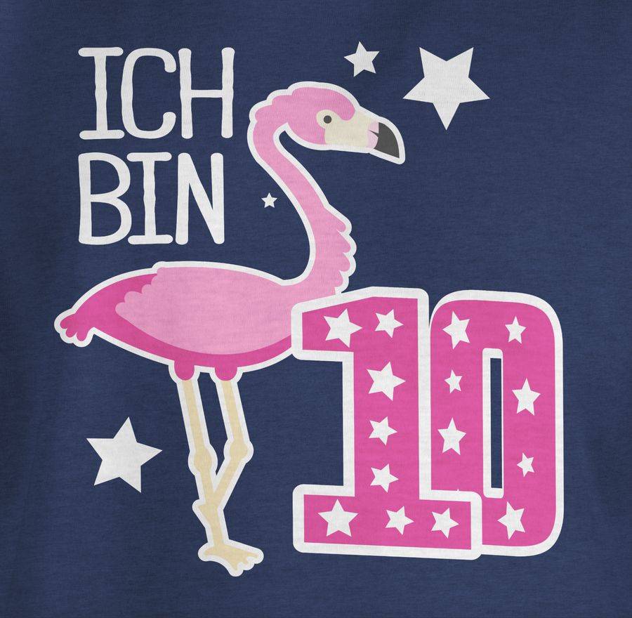 Shirtracer Ich Bin Zehn Flamingo Shirts & Mehr Shirtracer