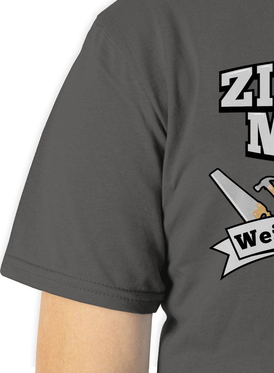 Shirtracer Ich Bin Zimmermann: Tshirt Rucksack Shirtracer