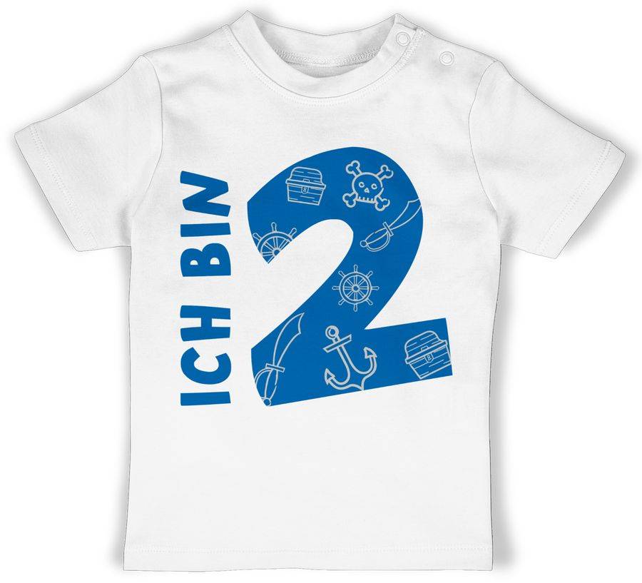 Shirtracer Ich bin zwei Pirat-Scribble Shirts & Mehr Shirtracer