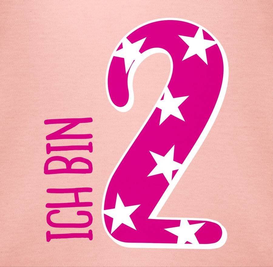 Shirtracer Ich Bin Zwei Rosa Mädchen Shirts & Mehr Shirtracer