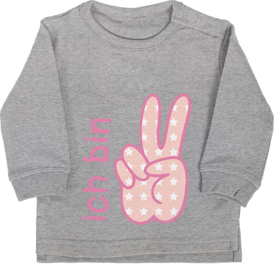 Shirtracer Ich bin zwei Zeichensprache rosa: Tshirt Gym Bag Shirtracer