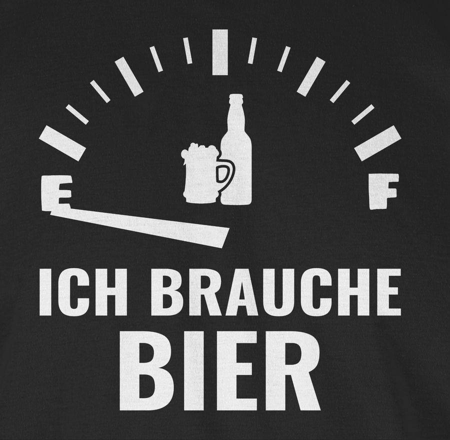 Shirtracer Ich Brauche Bier - Weiß: Tshirt Rucksack Shirtracer
