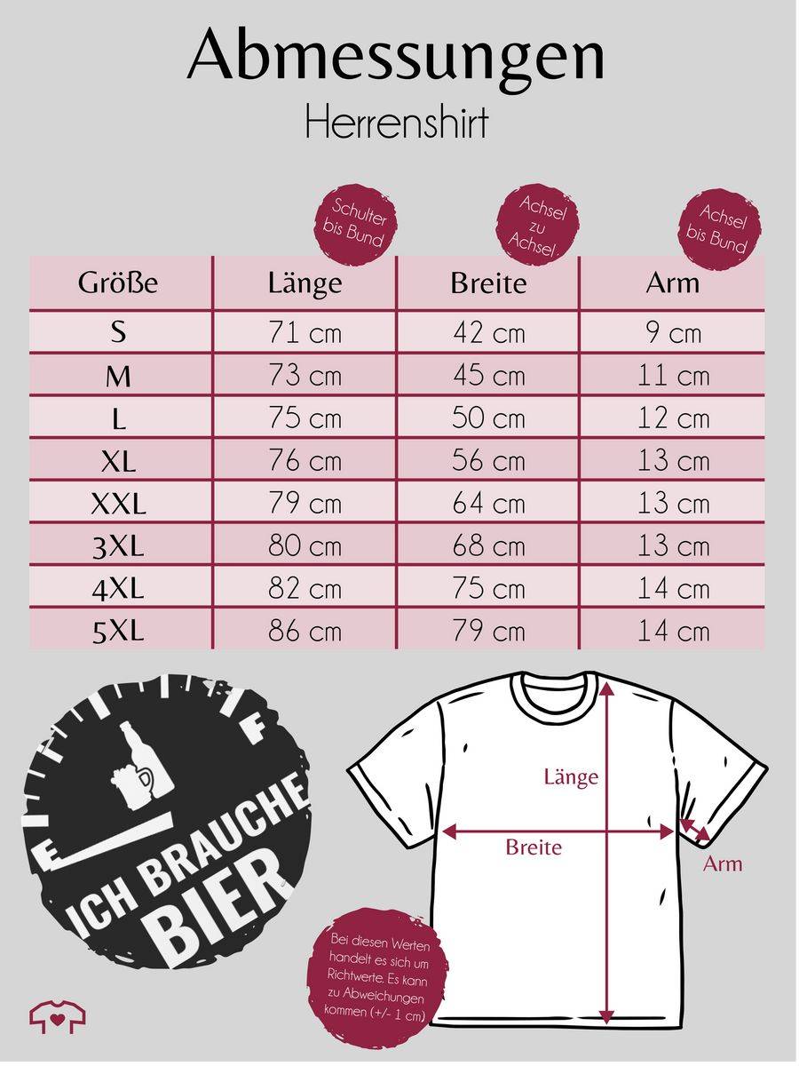Shirtracer Ich Brauche Bier - Weiß: Tshirt Rucksack Shirtracer