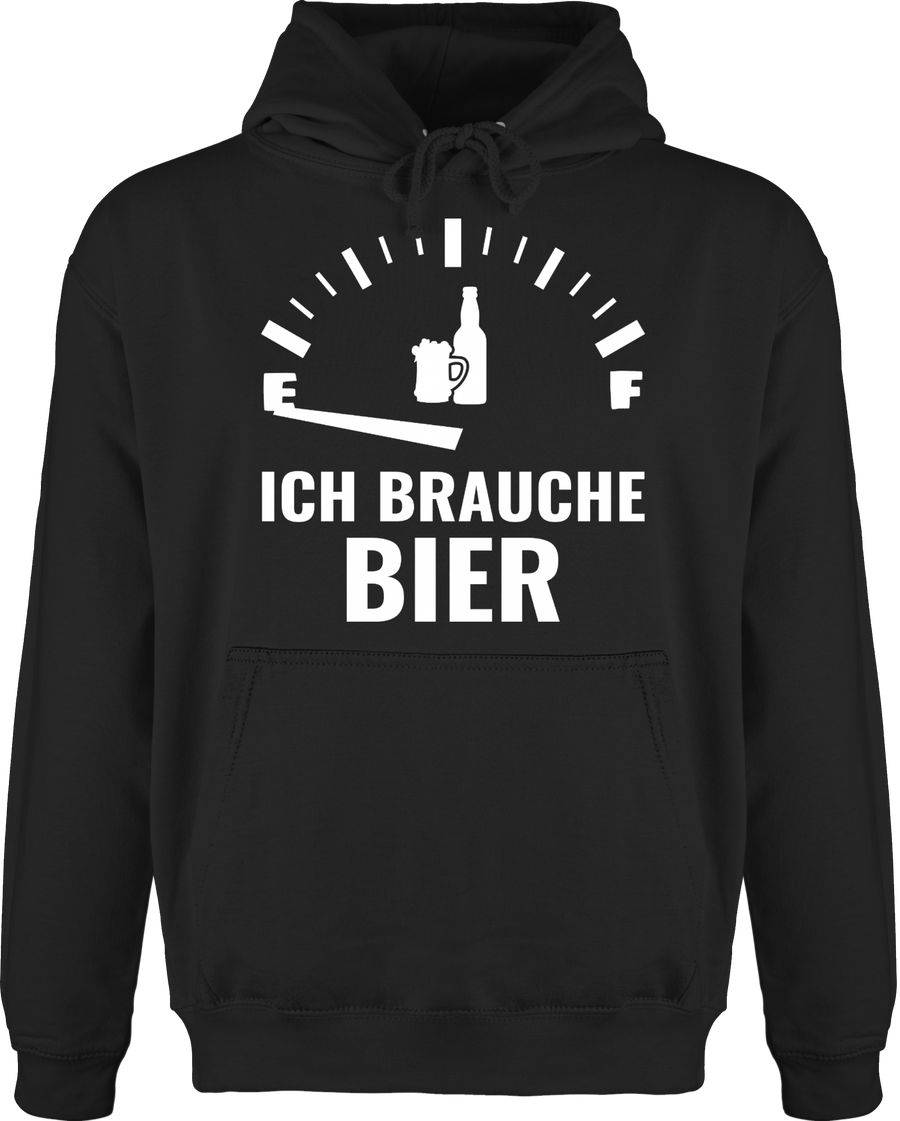 Shirtracer Ich brauche Bier - weiß: Tshirt Rucksack Shirtracer