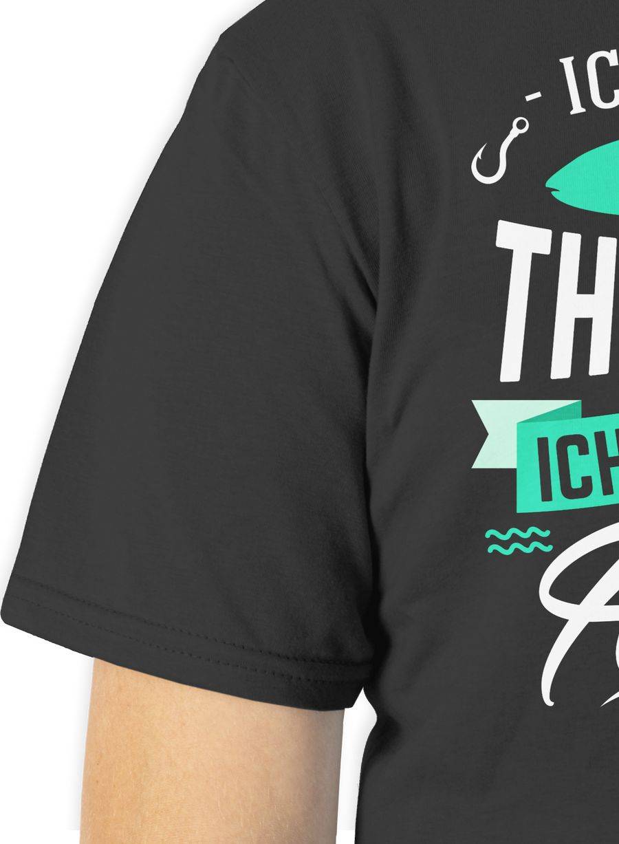 Shirtracer Ich Brauche Keine Therapie Angeln: T-Shirt Rucksack Shirtracer