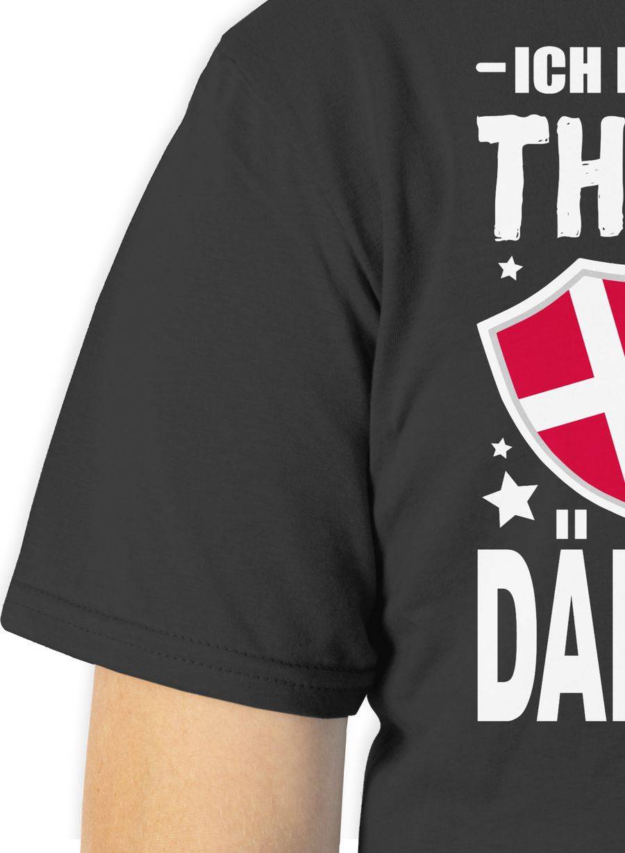 Shirtracer Ich Brauche Keine Therapie Ich Muss Einfach Nur Nach Dänemark - Weiß: T-Shirt Gy Shirtracer