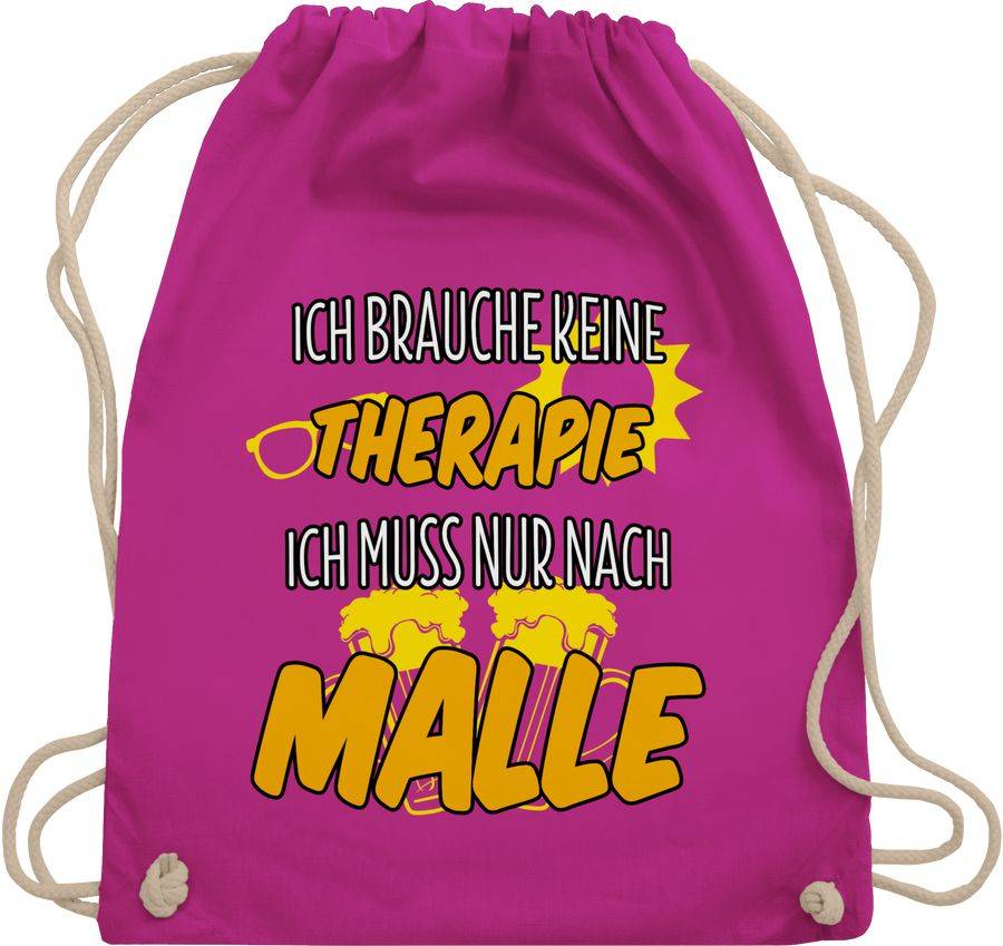 Shirtracer Ich brauche keine Therapie ich muss nur nach Malle Shirts & Mehr Shirtracer