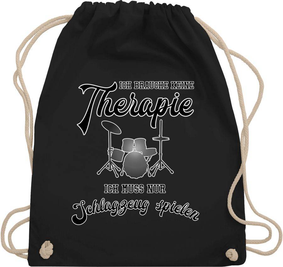 Shirtracer Ich brauche keine Therapie ich muss nur Schlagzeug spielen Shirts & Mehr Shirtracer