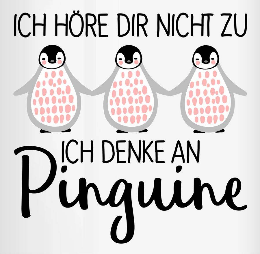 Shirtracer Ich Denke An Pinguine: T-Shirt Rucksack Shirtracer