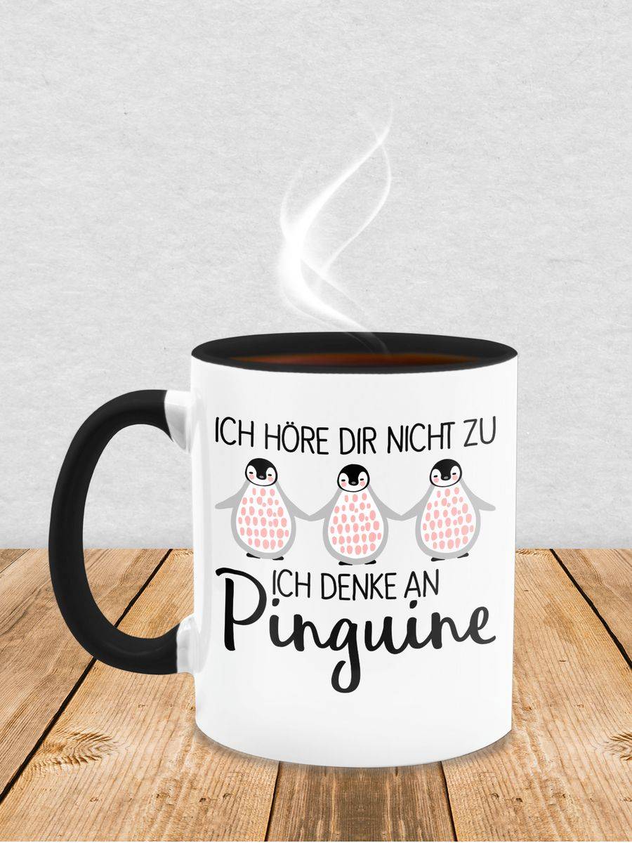 Shirtracer Ich Denke An Pinguine: T-Shirt Rucksack Shirtracer