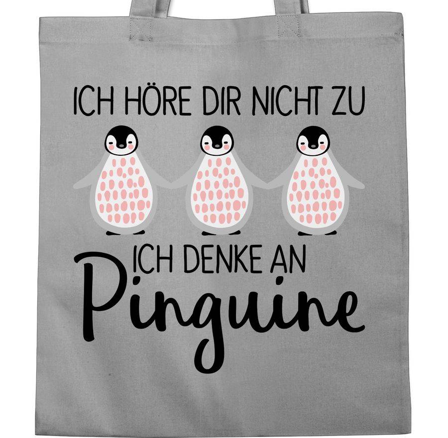 Shirtracer Ich Denke An Pinguine: T-Shirt Rucksack Shirtracer