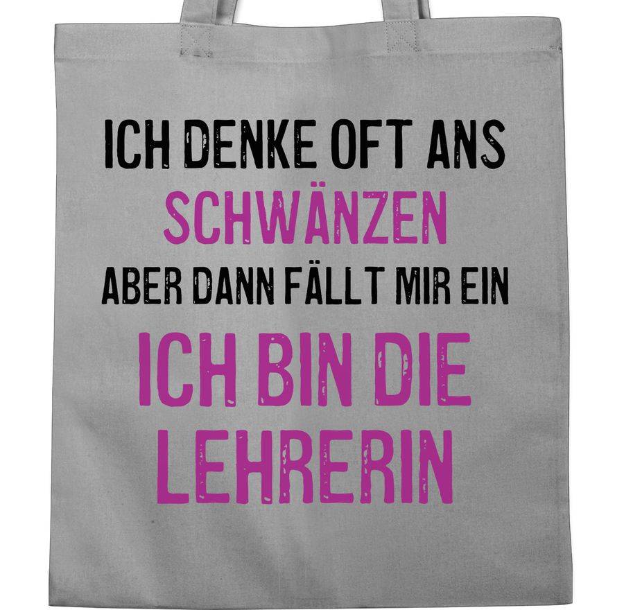 Shirtracer Ich Denke Oft Ans Schwänzen: T-Shirt Rucksack Shirtracer