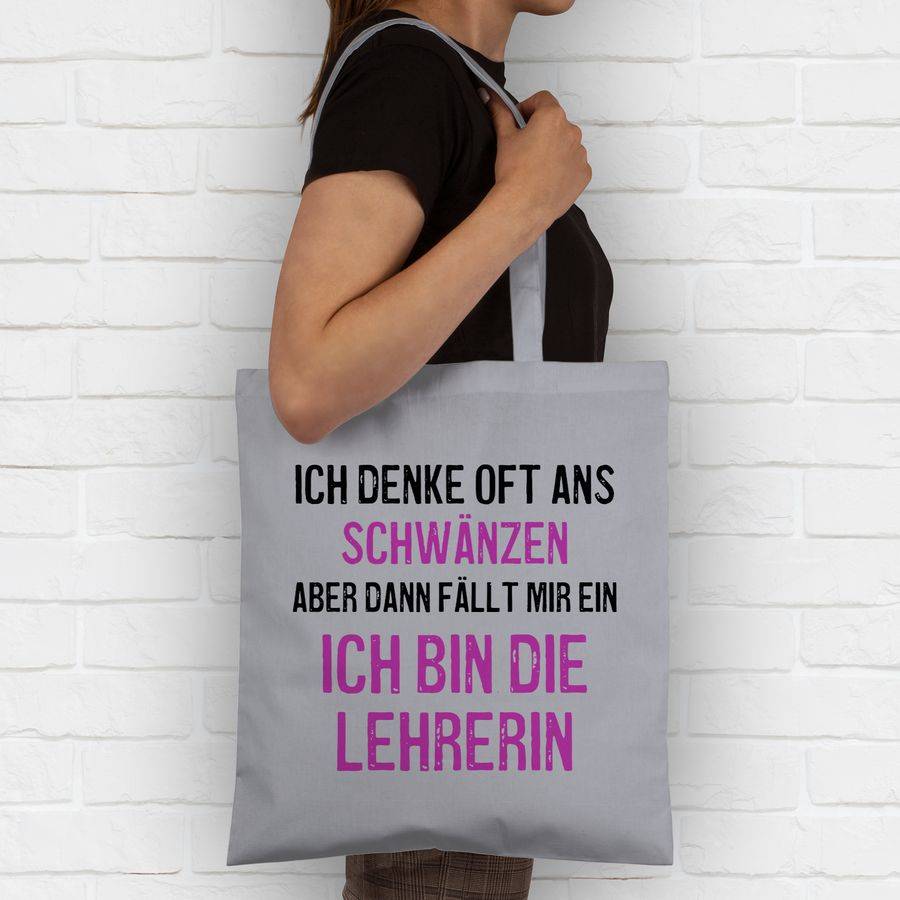 Shirtracer Ich Denke Oft Ans Schwänzen: T-Shirt Rucksack Shirtracer