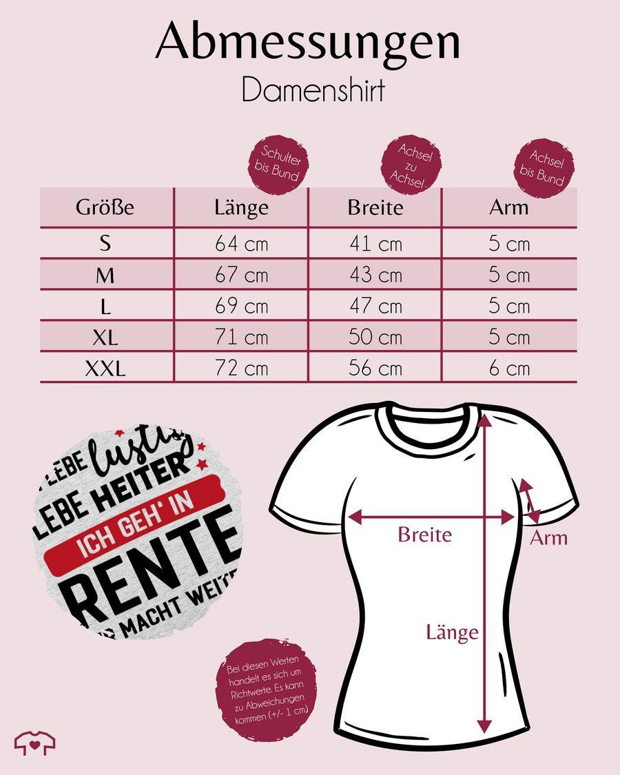 Shirtracer Ich Geh In Rente - Ihr Macht Weiter.: Tshirt Rucksack Shirtracer
