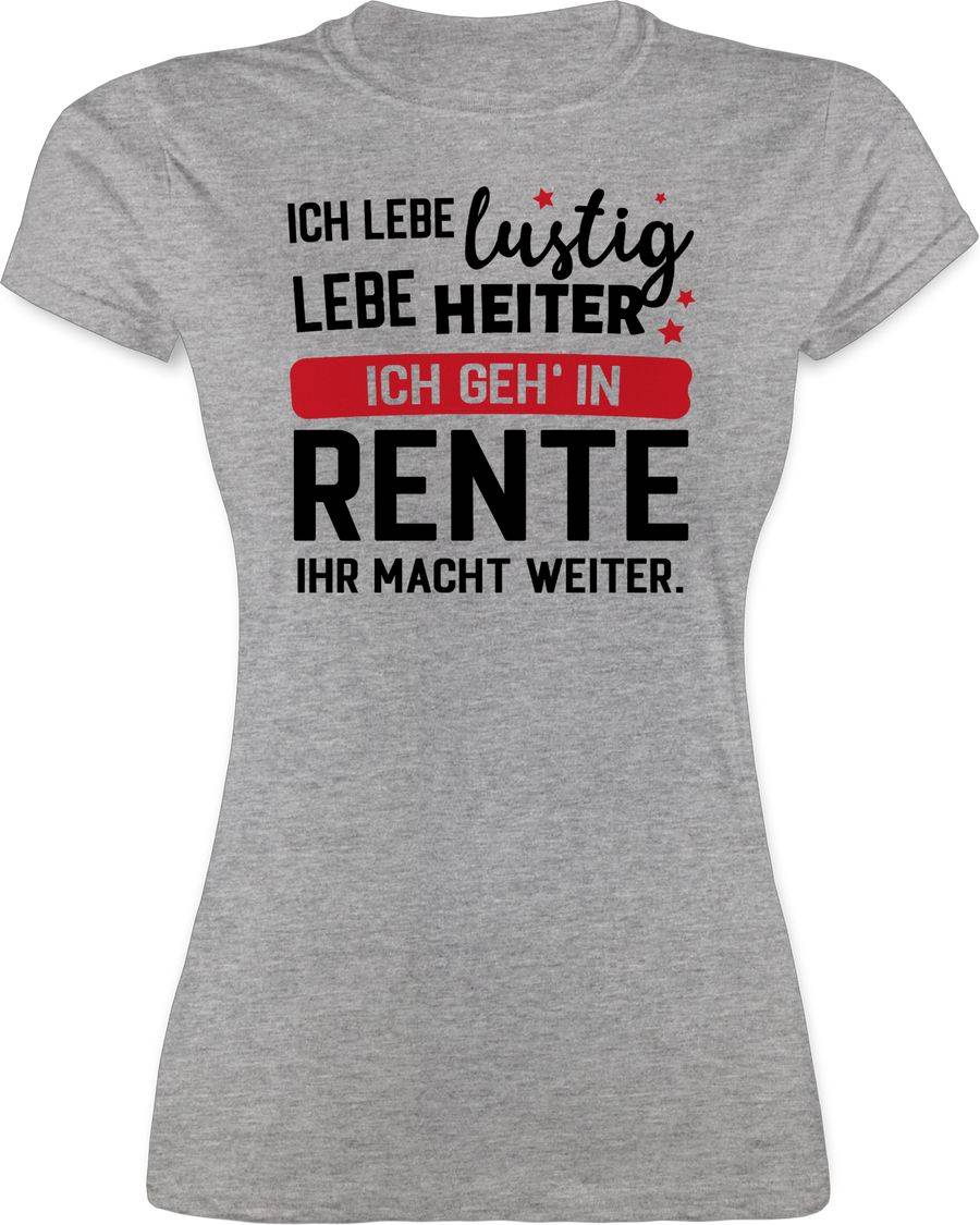Shirtracer Ich geh in Rente - Ihr macht weiter.: Tshirt Rucksack Shirtracer