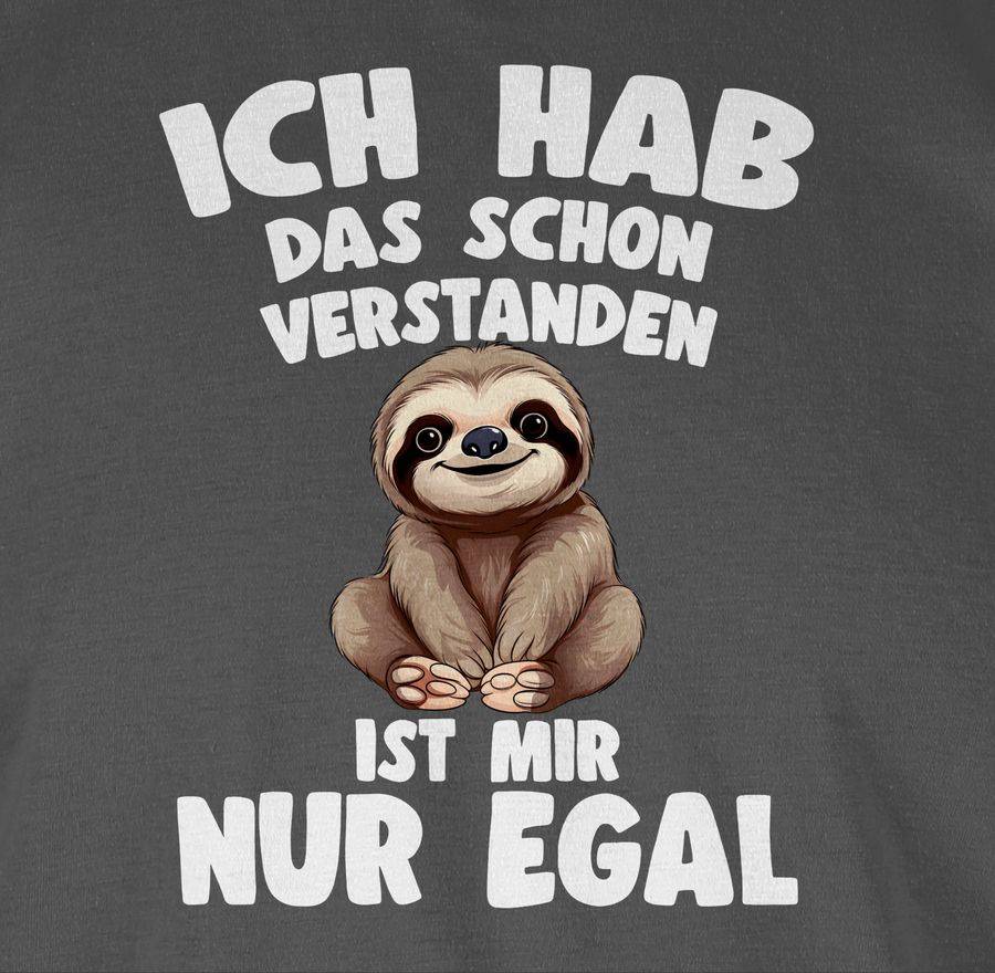 Shirtracer Ich Hab Das Schon Verstanden Ist Mir Nur Egal Lustiger Spruch Faultier Shirts Shirtracer