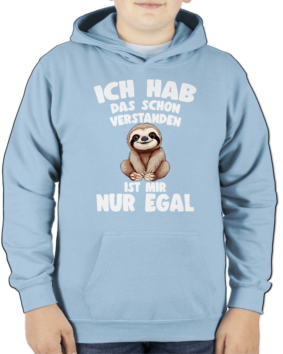 Shirtracer Ich Hab Das Schon Verstanden Ist Mir Nur Egal Lustiger Spruch Faultier Shirts Shirtracer