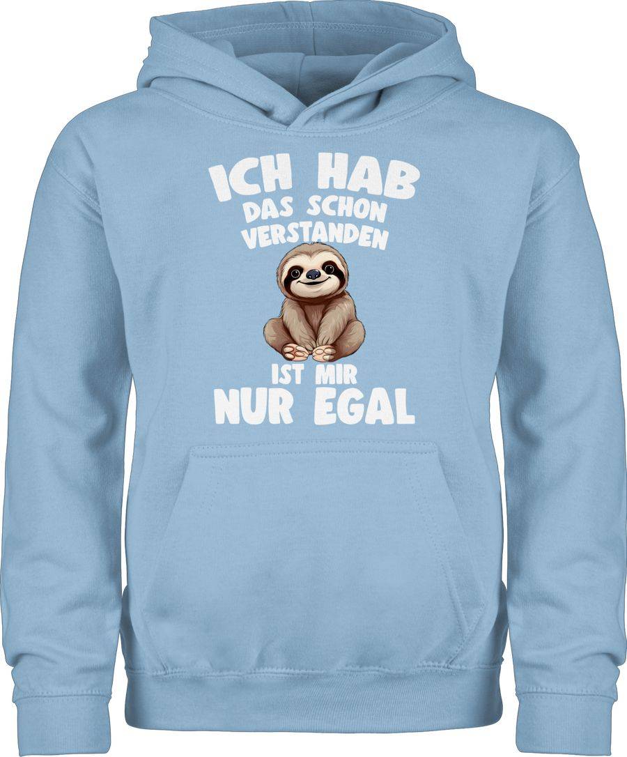 Shirtracer Ich hab das schon verstanden ist mir nur egal Lustiger Spruch Faultier Shirts Shirtracer