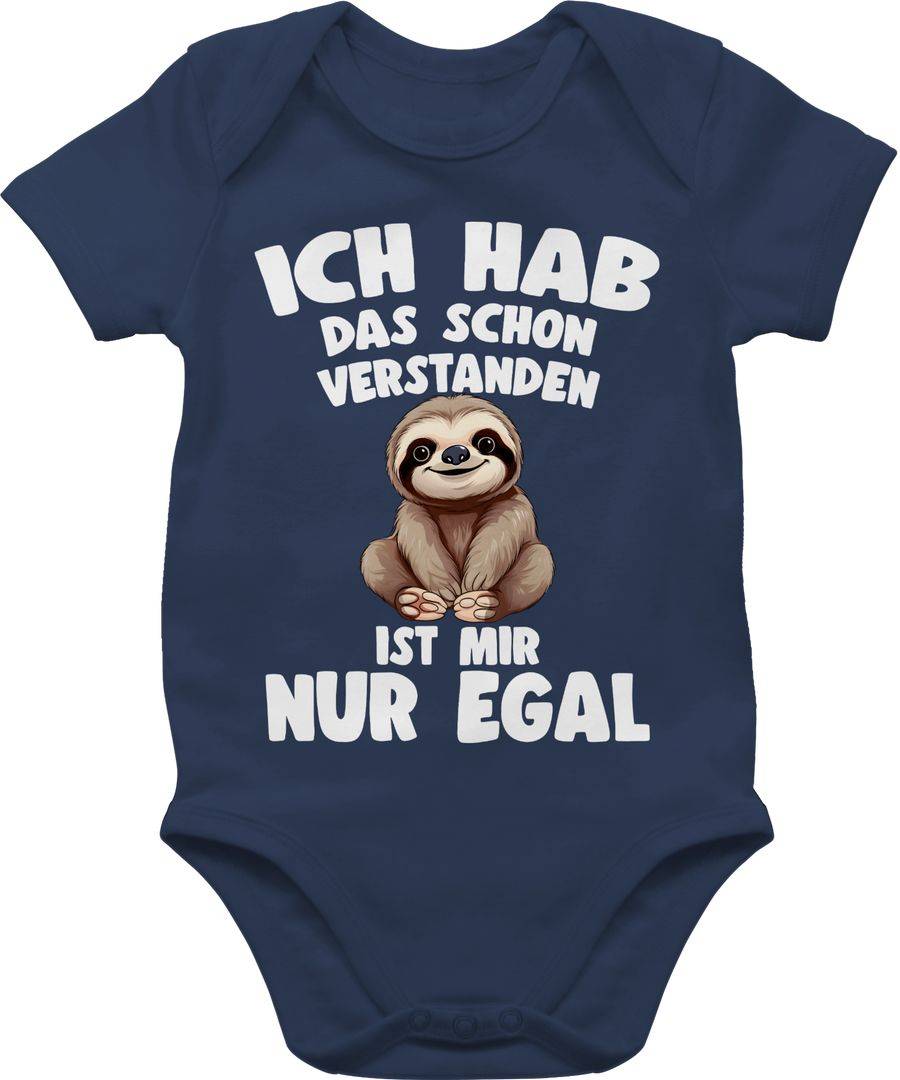Shirtracer Ich hab das schon verstanden ist mir nur egal Lustiger Spruch Faultier Shirts Shirtracer