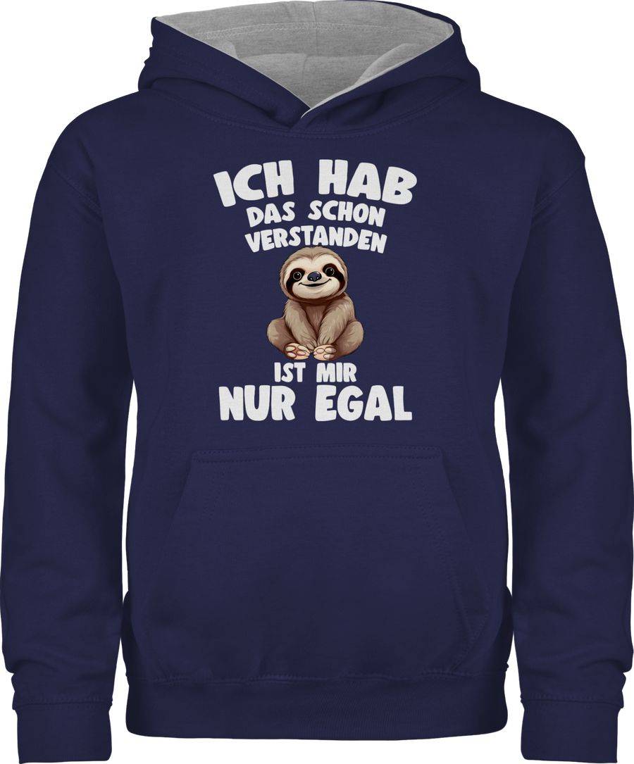 Shirtracer Ich hab das schon verstanden ist mir nur egal Lustiger Spruch Faultier Shirts Shirtracer