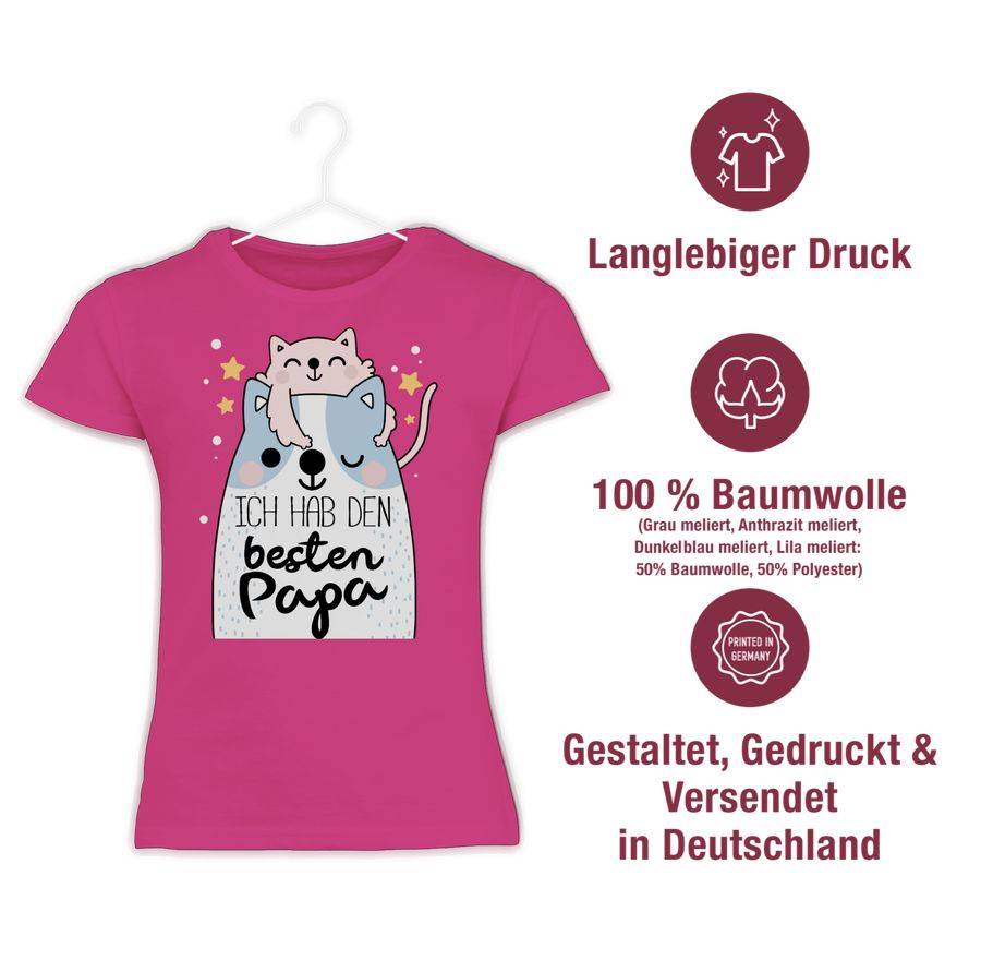 Shirtracer Ich Hab Den Besten Papa Katzen Shirts & Mehr Shirtracer