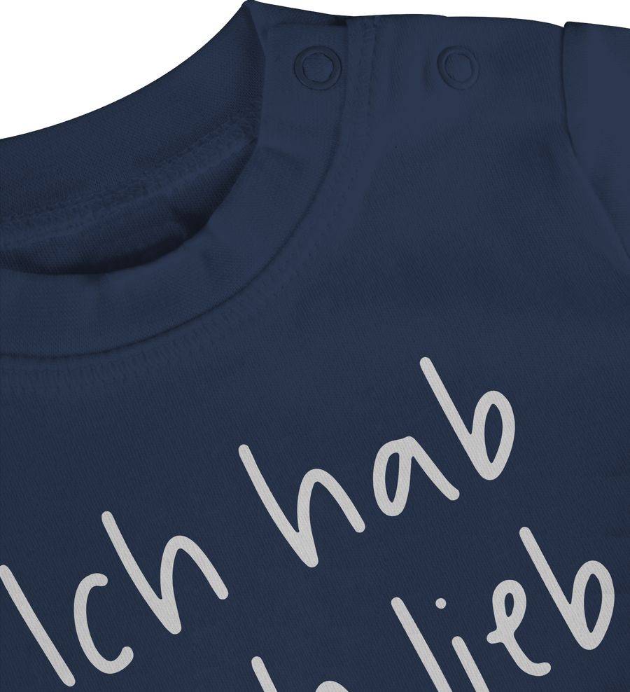 Shirtracer Ich Hab Dich Lieb Papa Herz Weiß: T-Shirt Rucksack Shirtracer