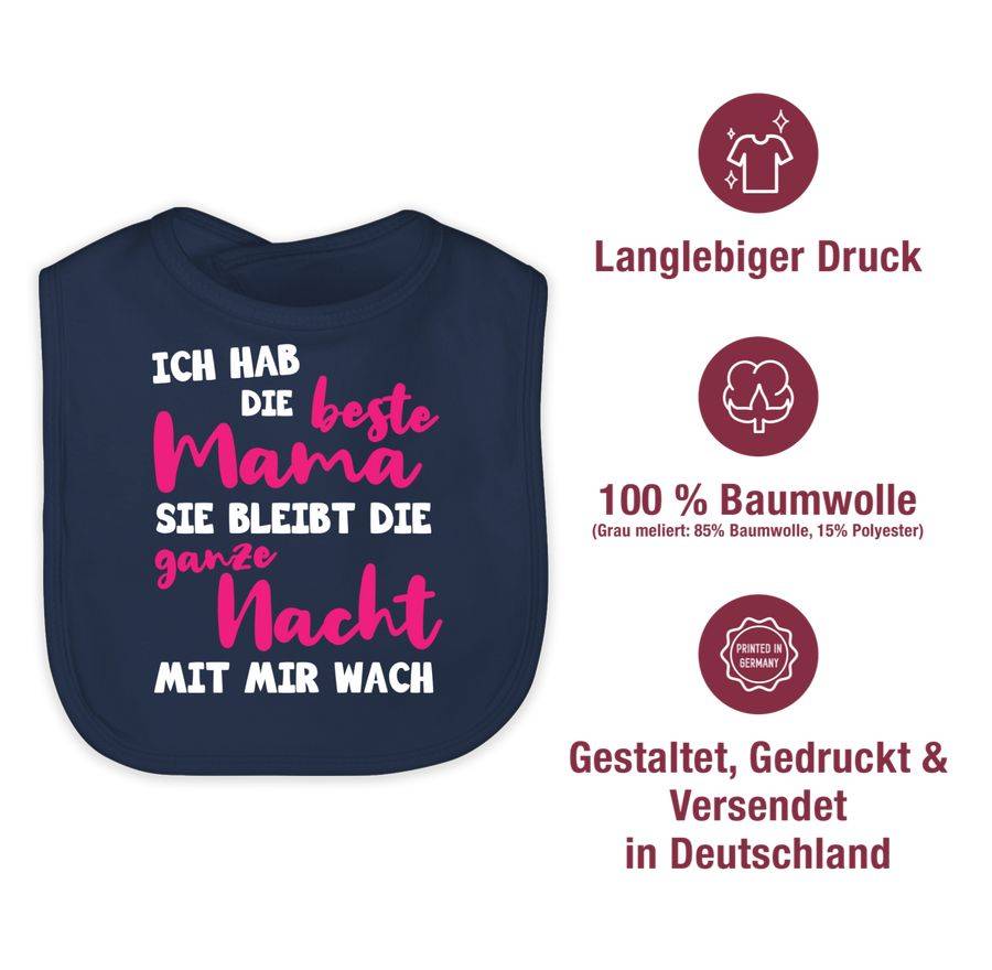 Shirtracer Ich Hab Die Beste Mama Fuchsia: Tshirt Rucksack Shirtracer